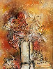 Untitled Floral Still Life 1972 10x8 Original Painting by Danny Garcia - 0