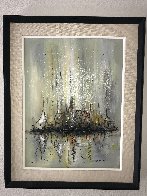 Untitled Sailboat Painting 1974 30x24 Original Painting by Danny Garcia - 1 Untitled Sailboat Painting 1974 30x24 Original Painting by Danny Garcia - 1