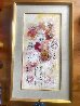 Untitled Floral 1967 31x19 Original Painting by Danny Garcia - 1