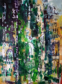 Untitled 1967 48x36 (Early) Original Painting - Danny Garcia Untitled 1967 48x36 (Early) Original Painting - Danny Garcia