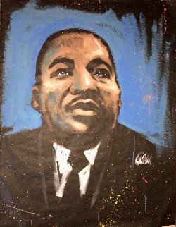 Martin Luther King Jr. 2007 48x36 Huge Works on Paper (not prints) - David Garibaldi Martin Luther King Jr. 2007 48x36 Huge Works on Paper (not prints) - David Garibaldi
