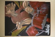 Drummer 2005 40x30 Huge Original Painting by David Garibaldi - 7 Drummer 2005 40x30 Huge Original Painting by David Garibaldi - 7