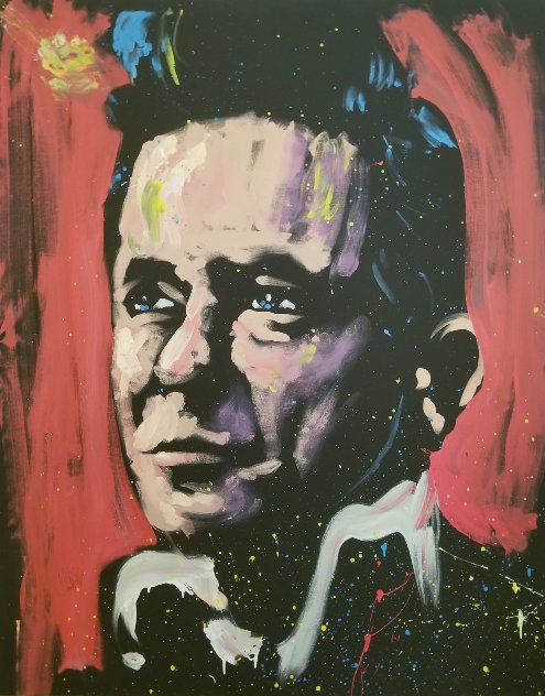 Johnny Cash 2009 72x60 Original Painting by David Garibaldi