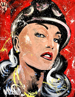 Gwen Stefani 2007 70x62 Huge Original Painting - David Garibaldi Gwen Stefani 2007 70x62 Huge Original Painting - David Garibaldi