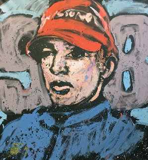 Alexander Rossi 66x58 Super Huge Original Painting - David Garibaldi Alexander Rossi 66x58 Super Huge Original Painting - David Garibaldi