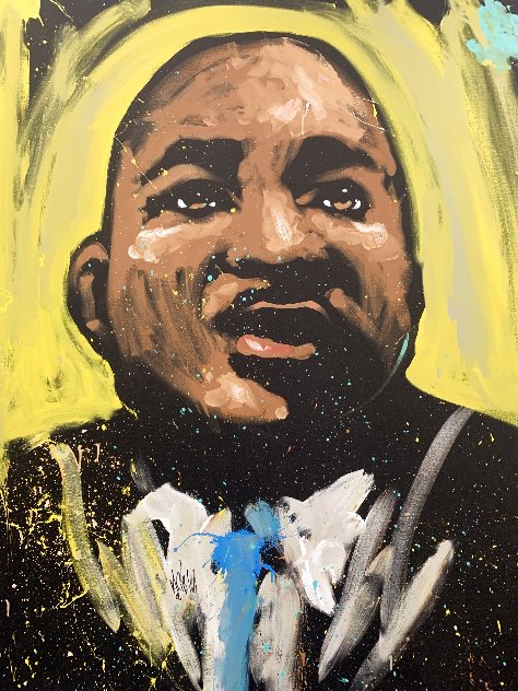 Martin Luther King Jr 2008 69x57 - Huge Original Painting by David Garibaldi