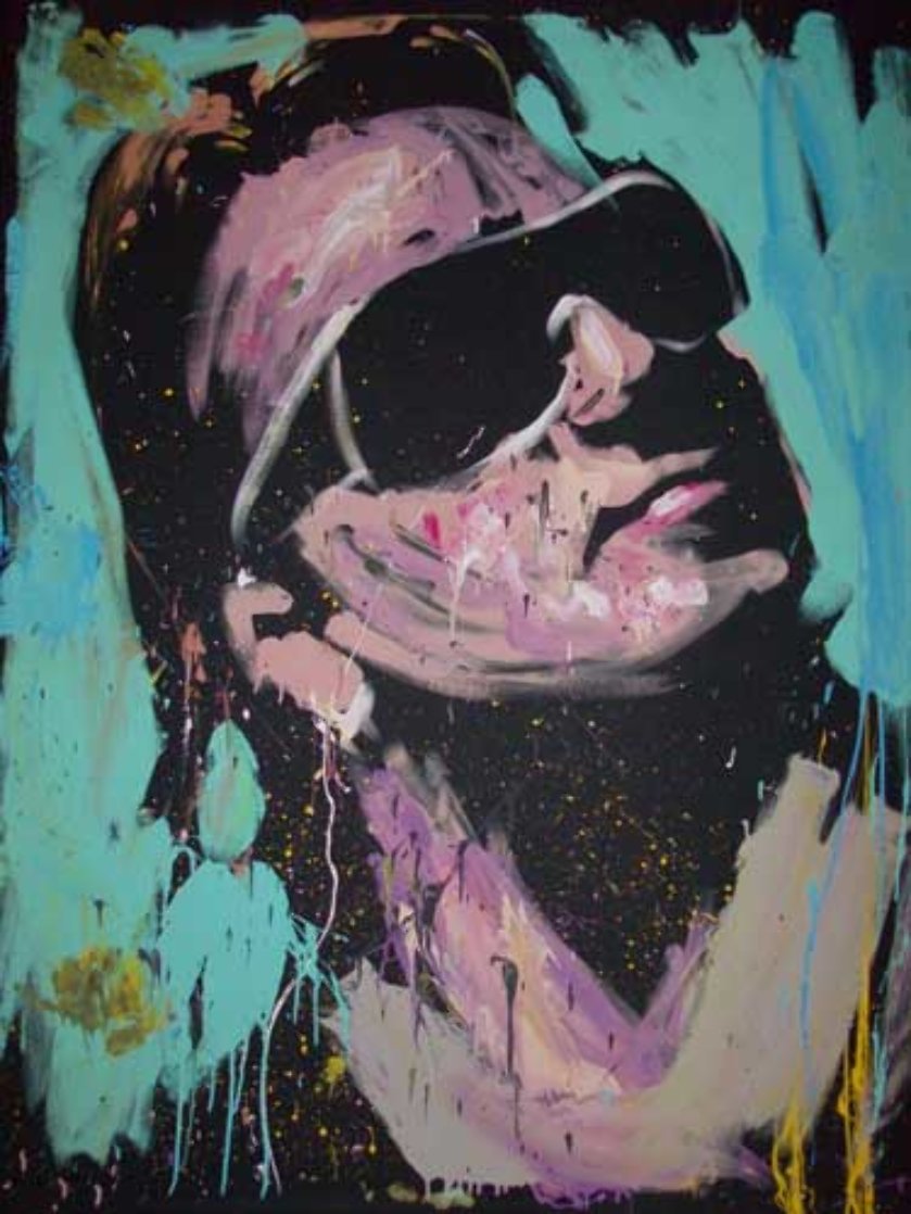 Bono, U2 2009 72x60 Huge Original Painting by David Garibaldi Bono, U2 2009 72x60 Huge Original Painting by David Garibaldi