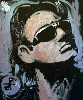 Bono U2 2007 66x55 Huge Original Painting - David Garibaldi