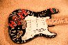 Hope Painting On Fender Stratocaster Guitar 2012 12x28 Original Painting by David Garibaldi - 1