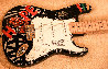 Hope Painting On Fender Stratocaster Guitar 2012 12x28 Original Painting by David Garibaldi - 0