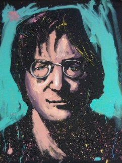 John Lennon 2008 70x58 Huge Original Painting - David Garibaldi
