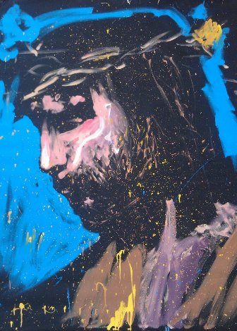 Jesus Christ 2008 68x58 Original Painting - David Garibaldi