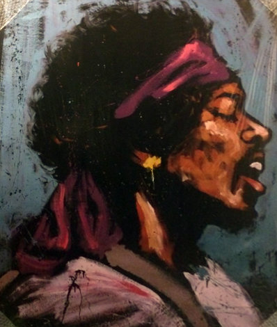 Jimi Hendrix - Bandana 2008 50x60 Huge Limited Edition Print - David Garibaldi