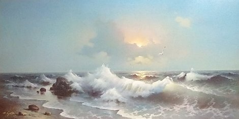 Morning Sea Original Painting - Eugene Garin