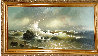 Seascape 1968 28x52 - Huge Original Painting by Eugene Garin - 1