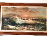 Majestic Coast 1979 28x52 - Huge Original Painting by Eugene Garin - 2