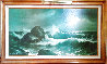 Untitled Seascape 32x55 - Huge Original Painting by Eugene Garin - 1