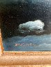 Snow Landscape 1982 - 48x48 - Huge Original Painting by Eugene Garin - 2