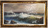 Untitled Seascape 32x56 - Huge Original Painting by Eugene Garin - 1