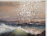 Untitled Seascape 32x56 - Huge Original Painting by Eugene Garin - 3