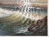 Untitled Seascape 32x56 - Huge Original Painting by Eugene Garin - 4