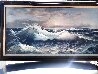 Grain Cresting Waves 1970 54x33 - Huge Original Painting by Eugene Garin - 2