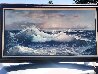 Grain Cresting Waves 1970 54x33 - Huge Original Painting by Eugene Garin - 1