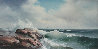 Untitled Seascape 1966 24x48 (Early) Original Painting by Eugene Garin - 0 Untitled Seascape 1966 24x48 (Early) Original Painting by Eugene Garin - 0