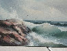 Untitled Seascape 1966 24x48 (Early) Original Painting by Eugene Garin - 1 Untitled Seascape 1966 24x48 (Early) Original Painting by Eugene Garin - 1