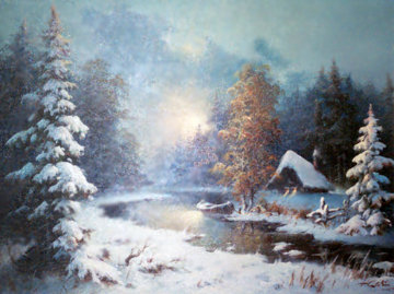 Williamette Valley, Oregon 26x30 Original Painting - Eugene Garin