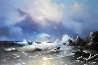 Unititled Seascape 1977 24x36 Original Painting by Eugene Garin - 0 Unititled Seascape 1977 24x36 Original Painting by Eugene Garin - 0
