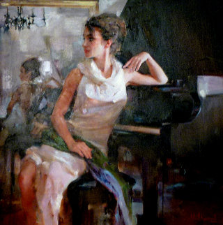 Graceful 44x44 Super Huge Original Painting - Michael and Inessa Garmash Graceful 44x44 Super Huge Original Painting - Michael and Inessa Garmash