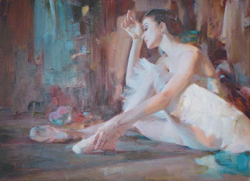 Ballerina 42x52 Super Huge Original Painting - Michael and Inessa Garmash Ballerina 42x52 Super Huge Original Painting - Michael and Inessa Garmash