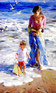 Precious Moments 2006 Embellished 40x24 Huge Limited Edition Print - Michael and Inessa Garmash Precious Moments 2006 Embellished 40x24 Huge Limited Edition Print - Michael and Inessa Garmash