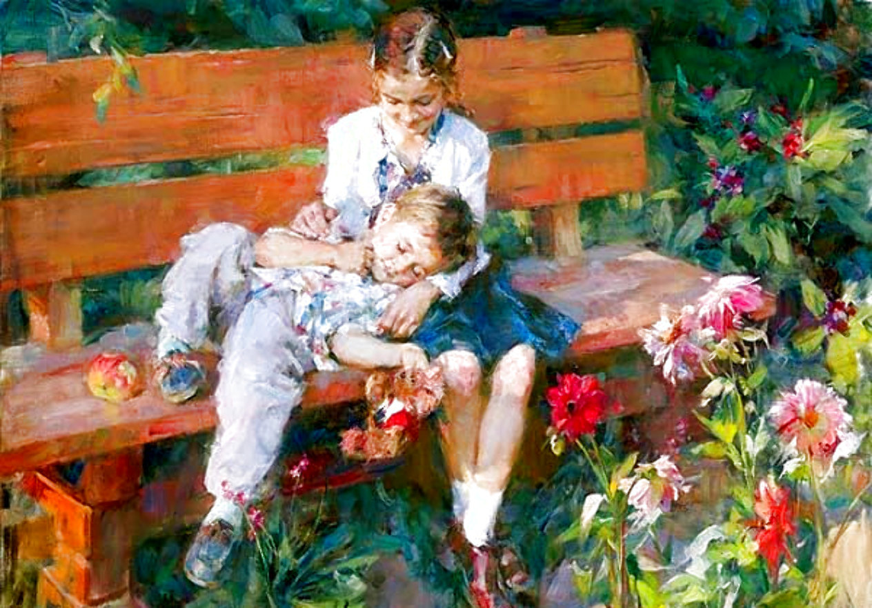 Garden Treasures 2003 Limited Edition Print 30x40 by Michael and Inessa ...