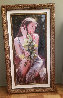 Thoughts and Roses 26x43 Original Painting by Michael and Inessa Garmash - 1