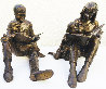 Once Upon a Time Bronze Sculpture Set of 2 -  1993 17 in Sculpture by Gary Lee Price - 0