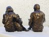 Once Upon a Time Bronze Sculpture Set of 2 -  1993 17 in Sculpture by Gary Lee Price - 3