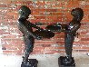 Nature's Friends, Set of 2 Bronze Sculptures 45 in Sculpture by Gary Lee Price - 1