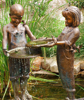 Nature's Friends, Set of 2 Bronze Sculptures 45 in Sculpture - Gary Lee Price Nature's Friends, Set of 2 Bronze Sculptures 45 in Sculpture - Gary Lee Price