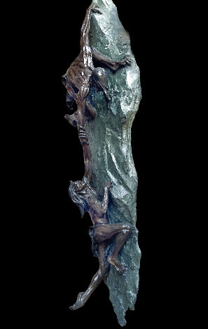 Ascent Bronze Sculpture 1997 65 in - Huge Sculpture - Gary Lee Price