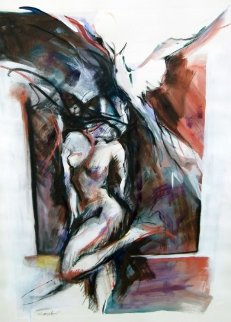 Visit 41x29 Original Painting - Gary Mauro Visit 41x29 Original Painting - Gary Mauro
