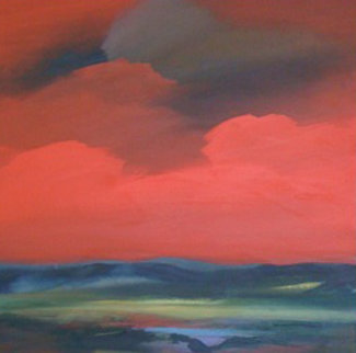 Thunderbird 2005 38x38 Original Painting - Jerome Gastaldi Thunderbird 2005 38x38 Original Painting - Jerome Gastaldi