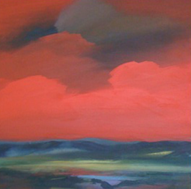 Thunderbird 2005 38x38 Original Painting by Jerome Gastaldi