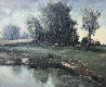 Untitled Landscape 1990 32x28 Original Painting by Jack Gates - 0