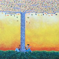 Romance Under The Gummi Tree 2018 36x36 Original Painting by Gaylord Soli  (Gaylord) - 0