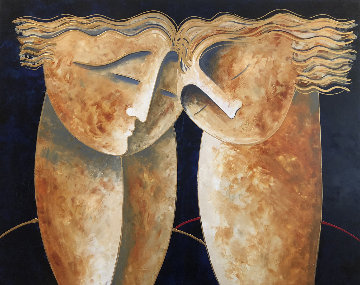 A Golden Moment 48x60 Huge Original Painting - Gaylord Soli (Gaylord) A Golden Moment 48x60 Huge Original Painting - Gaylord Soli (Gaylord)