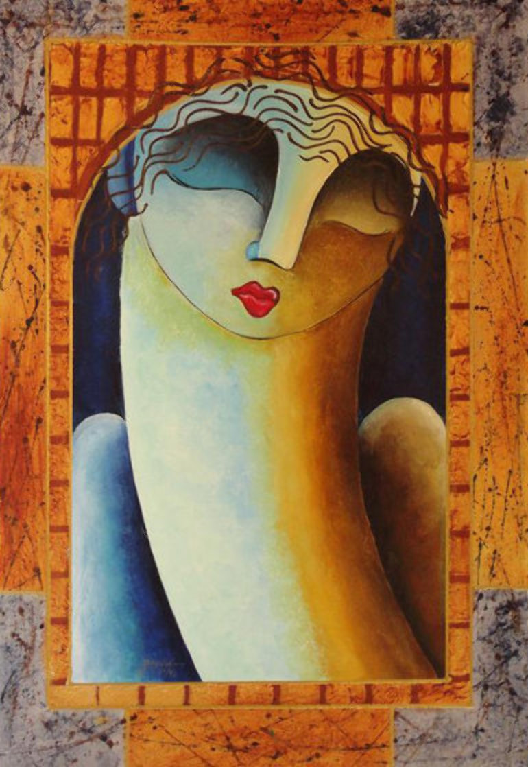 Bente 1982 Heavily Embellished Limited Edition Print by Gaylord Soli (Gaylord) Bente 1982 Heavily Embellished Limited Edition Print by Gaylord Soli (Gaylord)