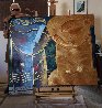 Rose 2019 48x60 Original Painting by Gaylord Soli (Gaylord) - 2 Rose 2019 48x60 Original Painting by Gaylord Soli (Gaylord) - 2