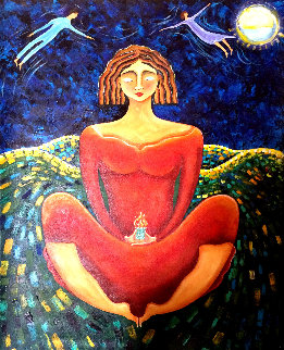Dreamer 2019 48x36 Super Huge Original Painting - Gaylord Soli (Gaylord) Dreamer 2019 48x36 Super Huge Original Painting - Gaylord Soli (Gaylord)